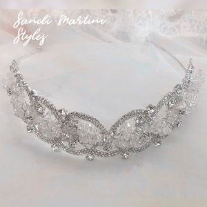 Rhinestone Wedding Tiara Bridal  Headband